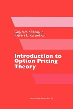 portada introduction to option pricing theory (in English)