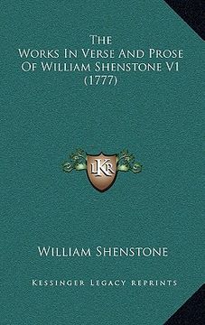 portada the works in verse and prose of william shenstone v1 (1777) (en Inglés)