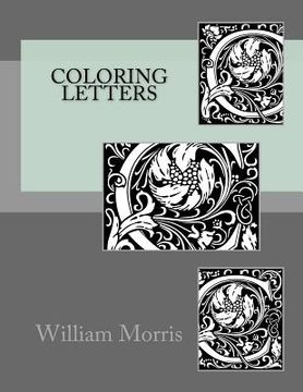 portada Coloring letters (en Inglés)