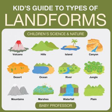portada Kid'S Guide to Types of Landforms - Children'S Science & Nature (en Inglés)