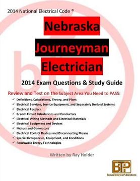 portada Nebraska 2014 Journeyman Electrician Study Guide (en Inglés)