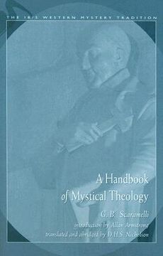 portada a handbook of mystical theology (en Inglés)