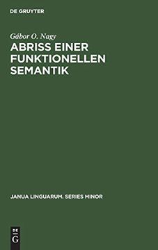 portada Abriß Einer Funktionellen Semantik (en Alemán)