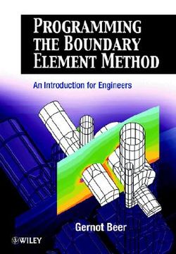 portada programming the boundary element method: an introduction for engineers (en Inglés)