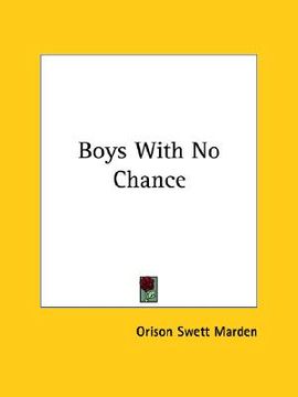 portada boys with no chance (en Inglés)