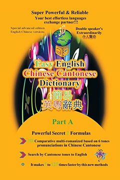 portada Easy English Cantonese & Cantonese Tonal English Dictionary: Volume i (en Inglés)