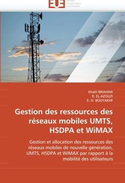 portada Gestion Des Ressources Des Reseaux Mobiles Umts, Hsdpa Et Wimax