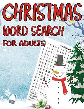 portada Christmas Word Search for Adults: Fun Puzzlers Large Print Word Search Books 