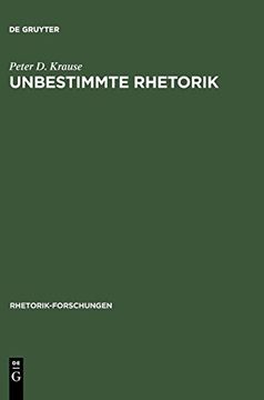 portada Unbestimmte Rhetorik (in German)