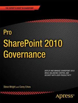 portada pro sharepoint 2010 governance (en Inglés)