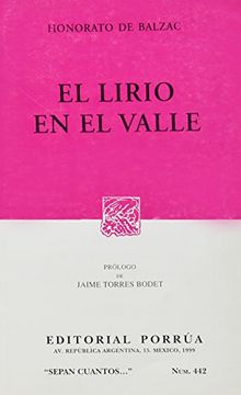 portada Lirio en el Valle, el (in Spanish)