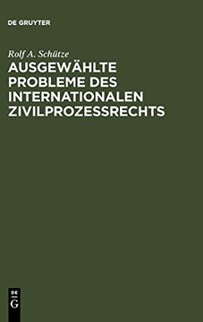 portada Ausgewählte Probleme des Internationalen Zivilprozessrechts (in German)