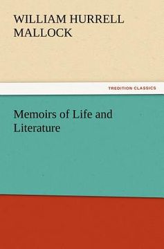 portada memoirs of life and literature