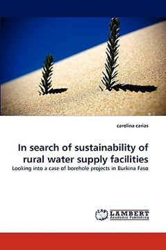 portada in search of sustainability of rural water supply facilities