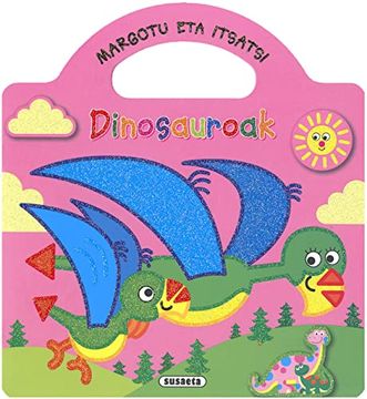 portada Margotu eta Itsatsi Dinosauroak 2 (en Euskera)