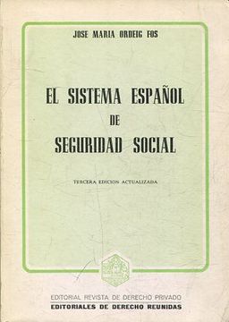 portada EL SISTEMA ESPAÑOL DE SEGURIDAD SOCIAL.