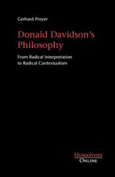portada donald davidson's philosophy (en Inglés)