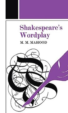 portada Shakespeare's Wordplay (University Paperbacks 242 242) (en Inglés)