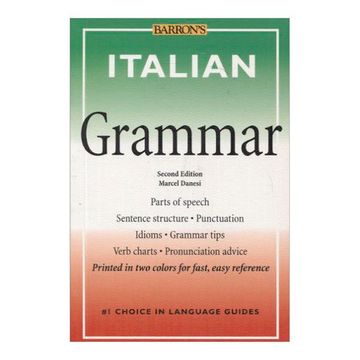portada Complete Italian Grammar Review (Barron's Grammar Series) (in Inglés, Italiano)