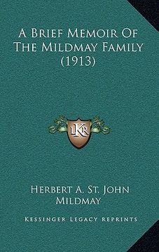 portada a brief memoir of the mildmay family (1913)