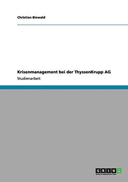 portada Krisenmanagement bei der ThyssenKrupp AG