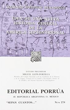 portada # 278. Idea de una Nueva Historia General de la America Septentrional