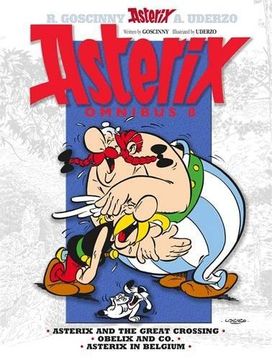 portada Asterix Omnibus 8: Includes Asterix and the Great Crossing #22, Obelix and co. #23, and Asterix in Belgium #24 (en Inglés)