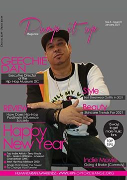 portada Pump it up Magazine - Geechie dan - Hip-Hop Museum'S Executive Director 