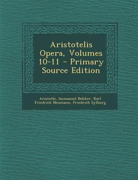 portada Aristotelis Opera, Volumes 10-11