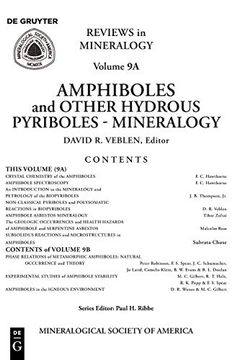 portada Amphiboles and Other Hydrous Pyriboles - Mineralogy (Reviews in Mineralogy, Vol. 9a) (en Inglés)
