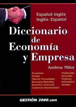 portada Diccionario de economía y empresa: Español-Inglés, Inglés-Español (ECONOMIA) (in Spanish)