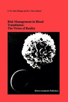 portada risk management in blood transfusion: the virtue of reality (in English)
