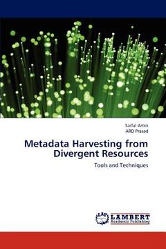portada metadata harvesting from divergent resources (en Inglés)