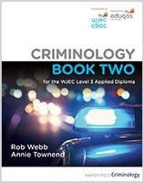 portada Criminology Book two for the Wjec Level 3 Applied Diploma (en Inglés)