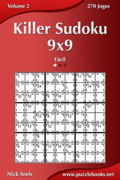 portada Killer Sudoku 9x9 - Fácil - Volume 2 - 270 Jogos (in Portuguese)