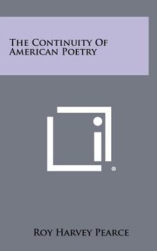 portada the continuity of american poetry