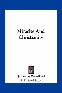 portada miracles and christianity (en Inglés)