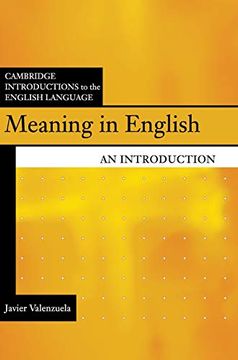 portada Meaning in English (Cambridge Introductions to the English Language) (in English)