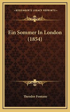 portada Ein Sommer In London (1854) (en Alemán)