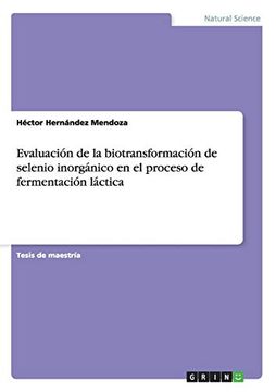 portada Evaluación de la Biotransformación de Selenio Inorgánico en el Proceso de Fermentación Láctica