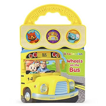 portada Cocomelon Wheels on the bus 3-Button Sound Board Book for Babies and Toddlers, Ages 1-4 