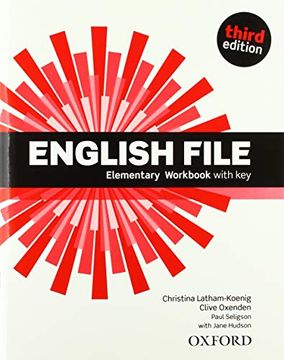 portada English File: Elementary: Workbook With key and Ichecker (en Inglés)