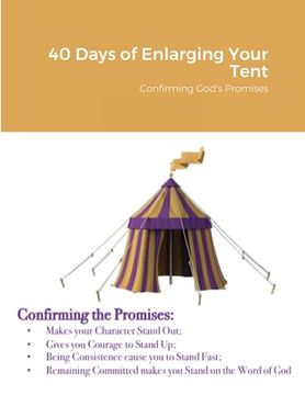 portada 40 Days of Enlarging Your Tent: Confirming God's Promises (en Inglés)