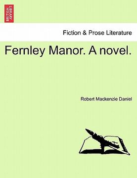 portada fernley manor. a novel. (en Inglés)