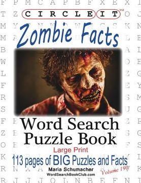 portada Circle It, Zombie Facts, Word Search, Puzzle Book (en Inglés)