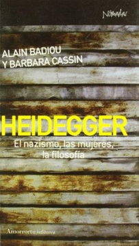 portada Heidegger el Nazismo las Mujeres la Filosofia (in Spanish)