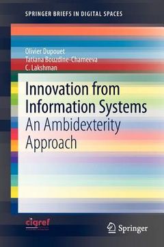 portada innovation from information systems: an ambidexterity approach (en Inglés)