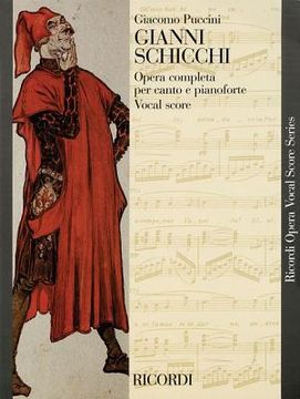 portada gianni schicchi: opera vocal score (en Inglés)