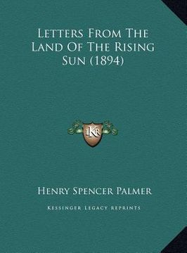 portada letters from the land of the rising sun (1894)