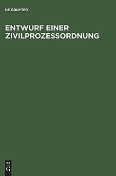 portada Entwurf Einer Zivilprozeßordnung (in German)